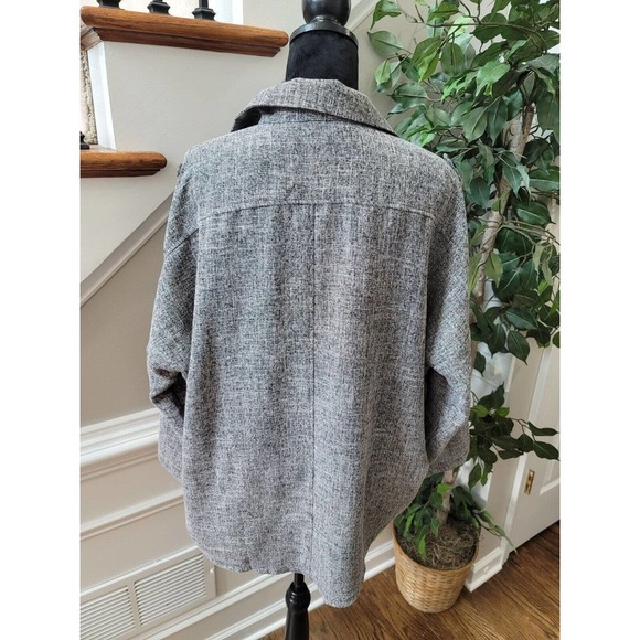 Orange Creek Women's Gray Polyester Long Sleeve Buttons Front Cardigan One Size - Picture 5 of 12